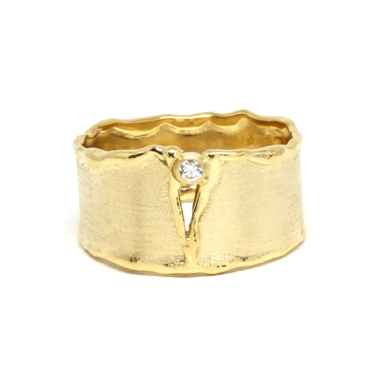 Ring in 333 Gelbgold Zirkonia