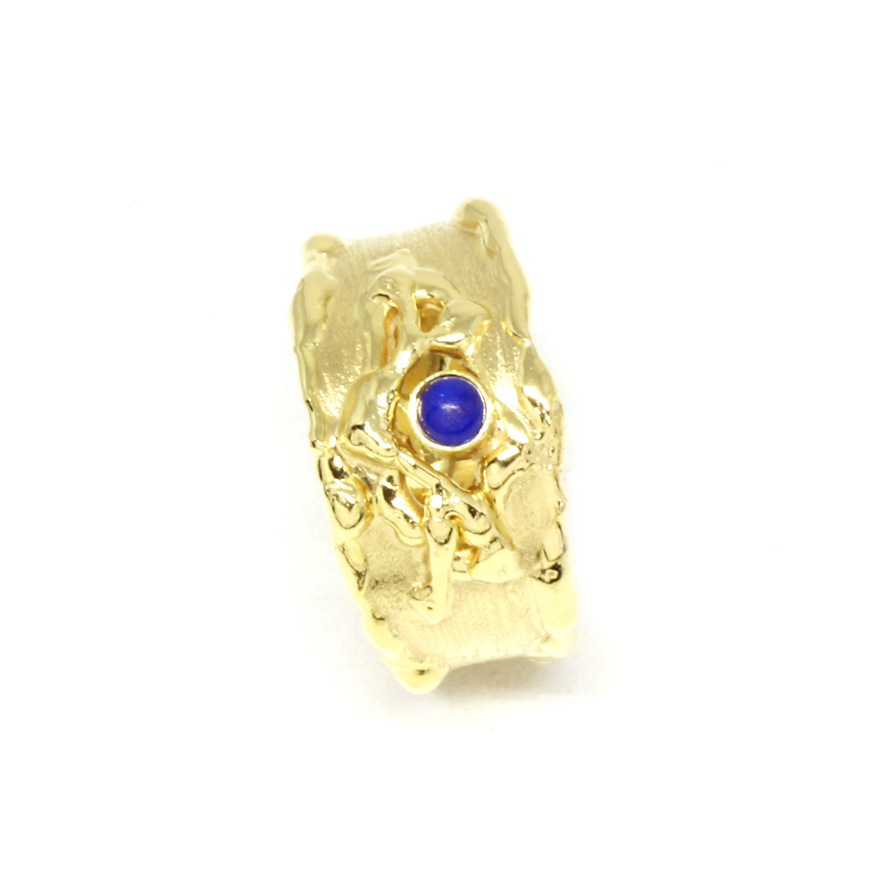 Ring in 585 Gelbgold mit Lapis in Größe 58