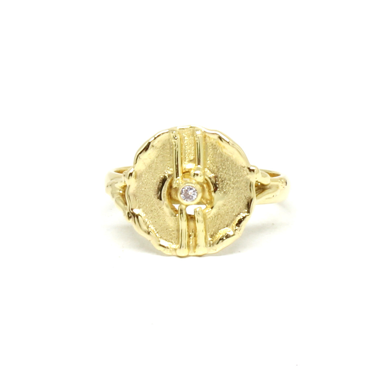 Ring in 333 Gelbgold Zirkonia