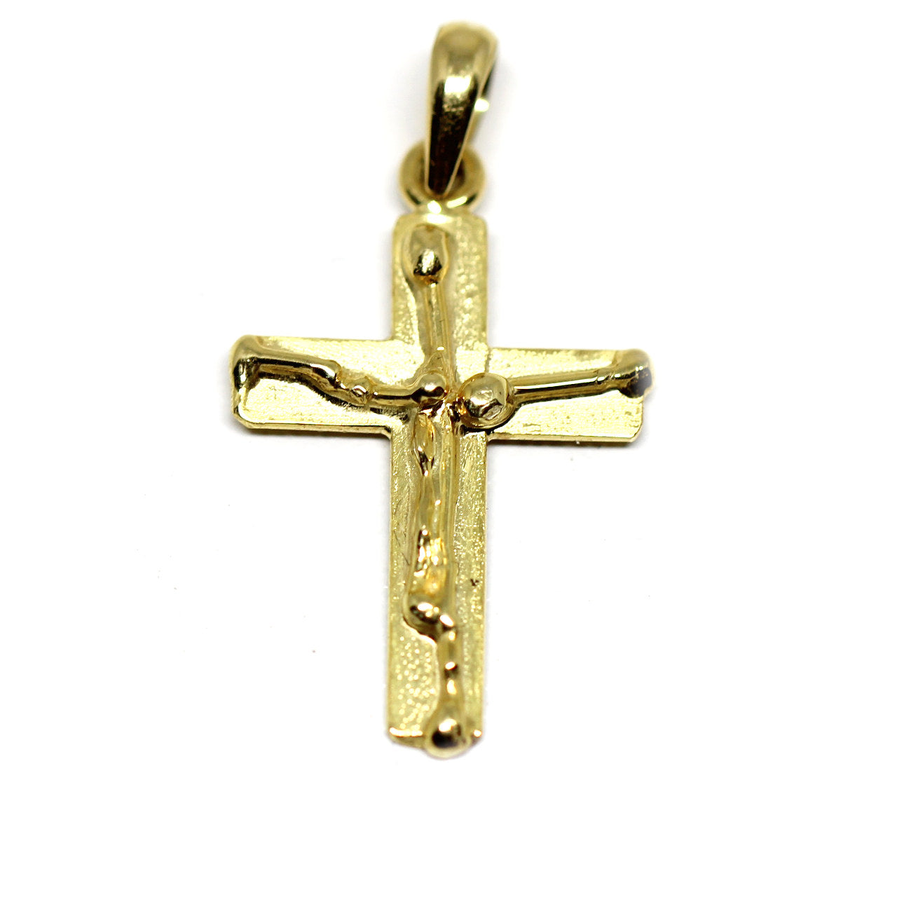 Anhänger Kreuz 585 Gelbgold