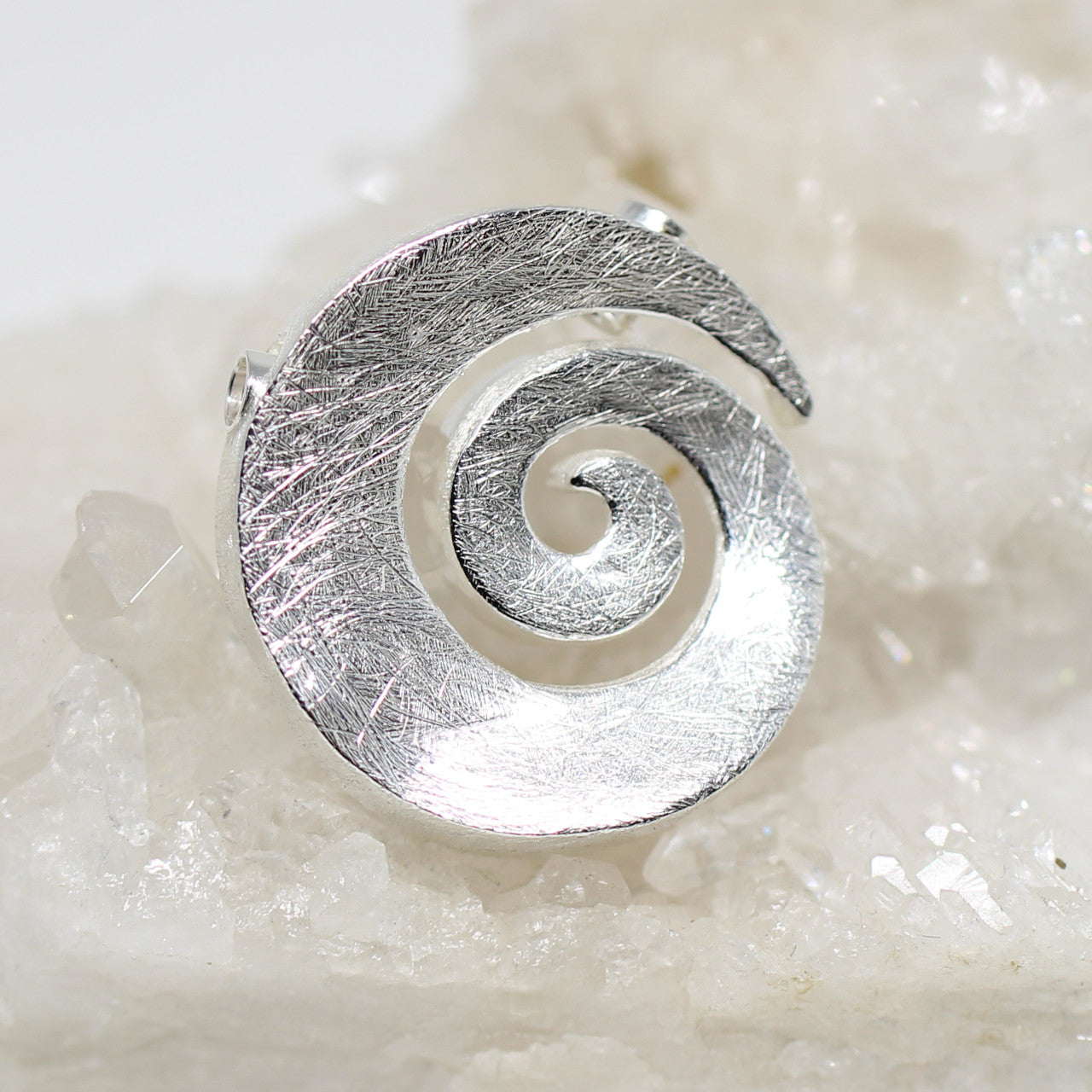 Wechselschließe Schnecke in Silber