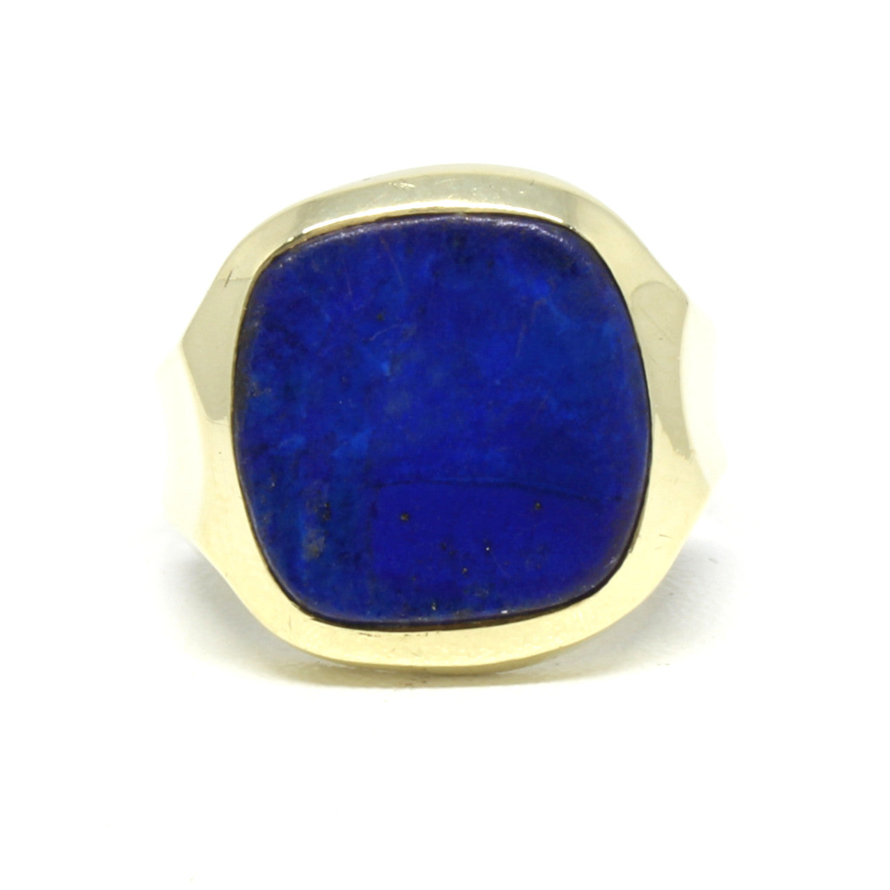 Ring in 585 Gelbgold mit Lapis Größe 63