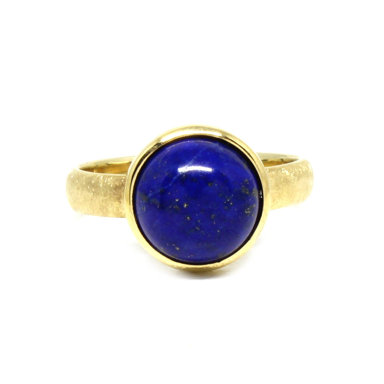 Ring in 333 Gelbgold mit Lapislazuli